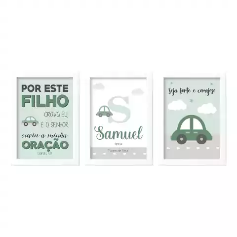 Quadros Meninos carrinho