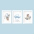 Kit Quadros decorativos Menino Ursinho - comprar online