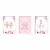 Kit Quadros Ursinha Princesa e flores