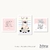 Kit Quadros Menina Zebra
