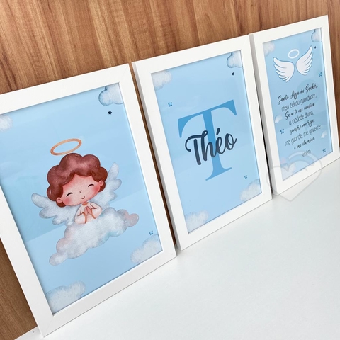 Kit Quadros decorativos Anjinho