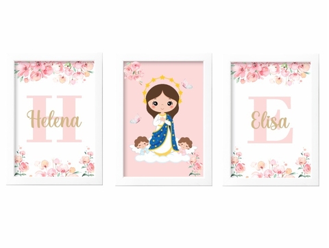 Kit Quadros Irmãs Nossa Senhora