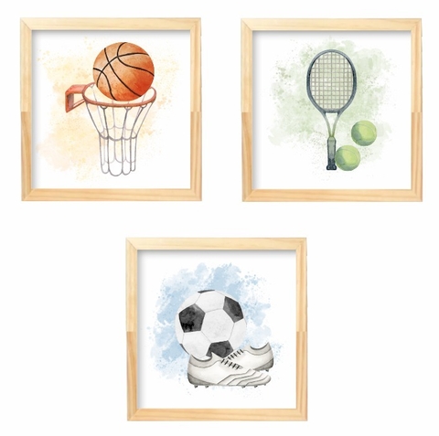 Kit Quadros esporte - comprar online