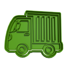 Cortante Camion Basura Recolector