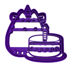 Cortante Pusheen Cumplea?os