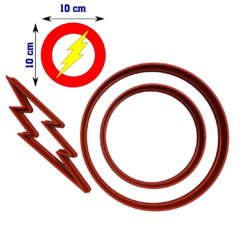 Cortantes Flash 10cm Fondant