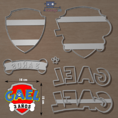 Cortante Paw Patrol Torta Personalizado