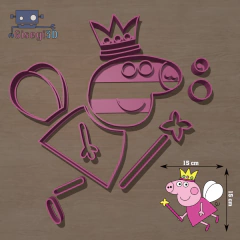 Cortante Peppa Hada Torta 15 cm - comprar online