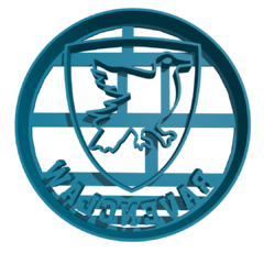 Cortante Casa Ravenclaw Circular