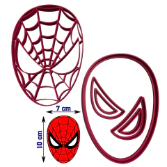 Cortantes Spiderman 10cm Fondant