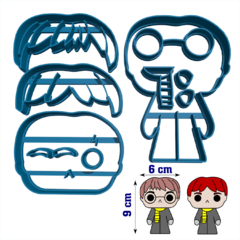 Cortante Harry y Ron Fondant