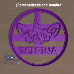 Cortante Unicornio Personalizado