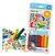 Crayones Para Agua Ocean X6 + 26 Letras De Goma Eva