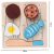 Comida de madera para cortar x4 - Rosario Toys Juguetes Didácticos