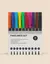 Marcadores x 10 diferentes puntas - comprar online