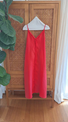 Vestido Galón Lino