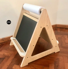 ATRIL DOBLE CON ROLLO SIMIL MADERA - comprar online