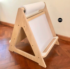 ATRIL DOBLE CON ROLLO SIMIL MADERA en internet