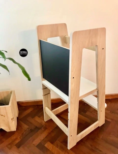 TORRE APRENDIZAJE REGULABLE PIZARRON SIMIL MADERA en internet