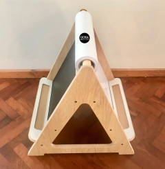 ATRIL DOBLE CON ROLLO SIMIL MADERA