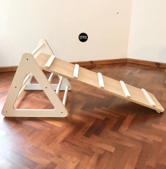 TRIANGULO + RAMPA/TOBOGAN SIMIL MADERA
