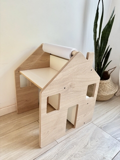 ESCRITORIO PIZARRA CASITA SIMIL MADERA - comprar online