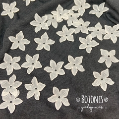 FLOR DE ACRILICO BLANCO 22MM - (COD: 1089)