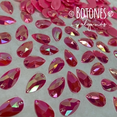 GEMA GOTA - FUCSIA AB - 11X18MM (COD: 1297) NLT