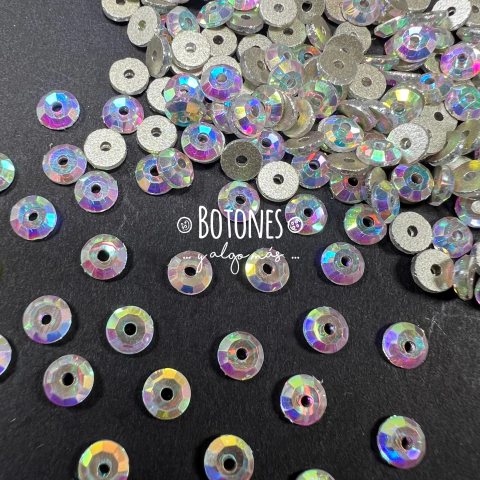 STRASS VIDRIO- CRISTAL AB - 4 MM x 1440 UNID (COD: 616) PARA COSER - comprar online
