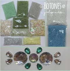 KIT DE BORDADO VERDE - (Cod:1056) - comprar online