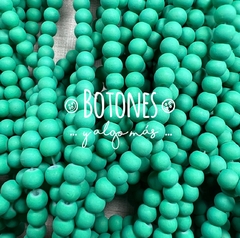 PERLAS DE VIDRIO ENGOMADAS 4MM (COD: 2514) VERDE