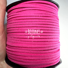 CORDON FUCSIA GAMUZADO 3MM - (COD: 3036)