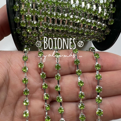 CINTA DE STRASS VERDE SS18 (COD: 2676)