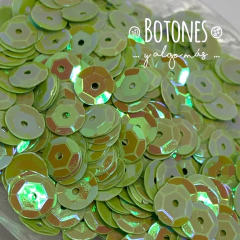 LENTEJUELA TORNASOL - VERDE 8MM - (COD:1166) - comprar online