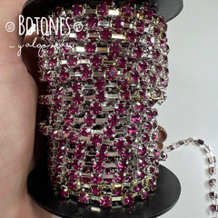 CINTA DE STRASS FUCSIA SS18 (COD: 2678) - comprar online