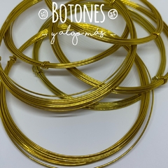 ALAMBRE DE ALUMINIO DORADO - 1MM X 5 METROS (COD:068) - comprar online