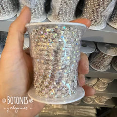 CINTA DE STRASS CRISTAL AB SS18 SEPARADO - 10 YARDAS (COD: 2406) - comprar online