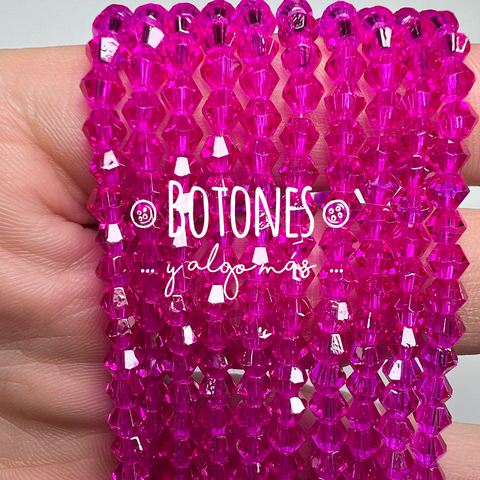 CRISTALITOS - 4x3.5MM- (COD: 2934) BICONO - ROMBO