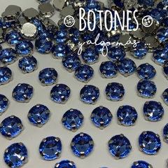 REDONDA 10MM- GEMA ENGARZADA AZUL (COD:026) NLT - comprar online