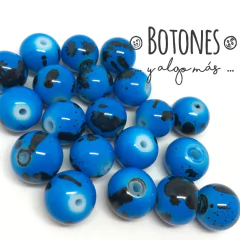 Perlas De Vidrio Color 6 - 10mm (Cod:783) - comprar online