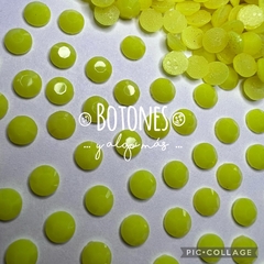STRASS RESINA- AMARILLO NEON - 6MM (COD: 2283) HOTFIX