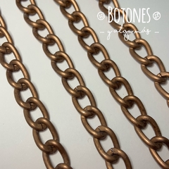 CADENA DE ALUMINIO - MARRON 10MM- (COD: 1434)