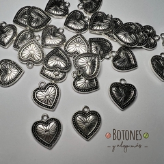 DIJE CORAZON - 19X18MM - (COD: 2102)