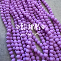 PERLAS DE VIDRIO ENGOMADAS 8MM (COD: 2322)