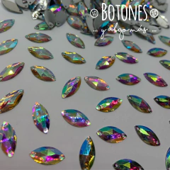 GEMA NAVETTE- CRISTAL AB - 7X15MM (COD:1201) - comprar online