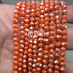CRISTAL DE ROCA - 4X3.5MM- (COD: 2889) REDONDO