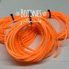 CAUCHO DE COLOR NARANJA 3MM - COD:467