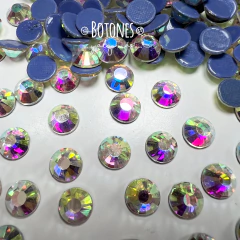 STRASS VIDRIO - CRISTAL AB - SS30 (6,5MM) X 7200 UNID (COD: 2659) HOTFIX - comprar online