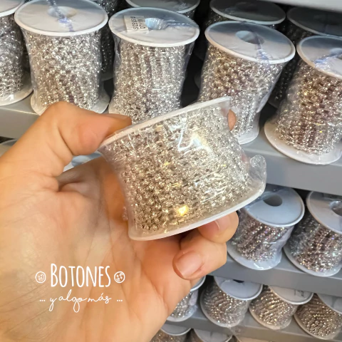 CINTA DE STRASS CRISTAL SS10 SEPARADO - 10 YARDAS (COD: 3105) - comprar online