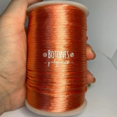 HILO DE SEDA SALMON 2 MM - ROLLO 100 MT- (COD: 1813)